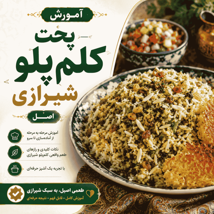 آموزش پخت کلمپلو شیرازی اصل (طرز تهیه حرفهای و نکات طلایی)